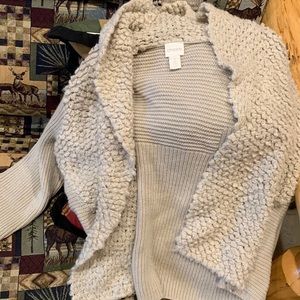 One chicos women cream sweater
